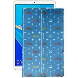 Чехол StatusCASE из экокожи для планшета Huawei MediaPad M6 8.4 Фэшн голубой
