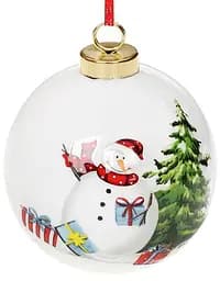 Набір керамічних куль З Новим роком 4 штуки Bona 8.2х8х9.7 см dec0008437