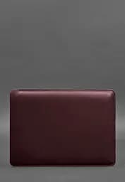 Шкіряний чохол BlankNote для MacBook 14 дюйм Бордовий Crazy Horse - мініатюра 2