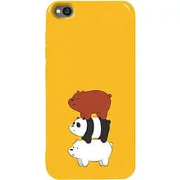 Чохол-накладка Toto Pure TPU 2 mm Print Case Xiaomi Redmi Go #13 Bears Yellow
