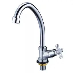 Монокран для раковини хром Wezer JIK14-102 Хром