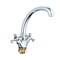 Змішувач для кухні Zegor DAK4-B827 двовентильний 30412