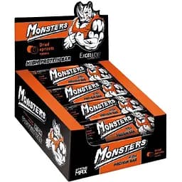Уцінка. Протеїнові батончики Monsters Strong Max Dried Apricots 1.6 кг (20 шт. x 80 г)