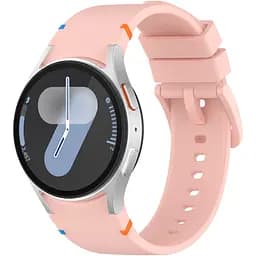 Ремінець для Samsung Galaxy Watch 6 40mm 6 44mm - рожевий ширина кріплення 20мм силікон Watchbands Seven (W49-9WB17531035)
