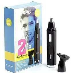 Триммер беспроводной аккумуляторный DSP 40007 для носа ушей и бороды 2 в 1 3 Вт Черный