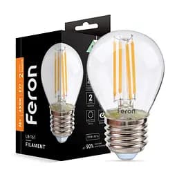 Светодиодная лампа Feron Filament LB-161 6 Вт E27 4000K