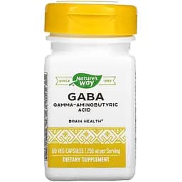 ГАМК для пам'яті Nature's Way GABA 250 мг 60 капсул