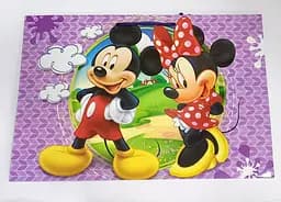 Пакет подарочный "Детский" 5040 цветной, большой горизонтальный 24 х 35 х 12см Микки и Минни Вид 7