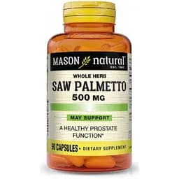 Натуральна добавка Mason Natural Saw Palmetto 500 mg, 90 капсул