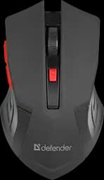 Мишка Defender Accura MM-275 Black-Red (52276)