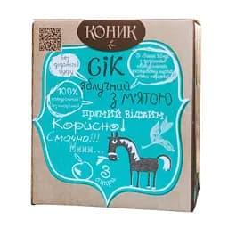 Сок Коник Яблочный с мятой 3 л (723073)