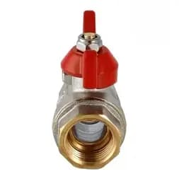 Кран кульовий повнопрохідний Valves 0004 вода 3/4" ВВ PN30 30412 - мініатюра 2