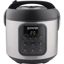 Мультиварка Gorenje 476Вт мини 2л 5 программ металл/пластик черный