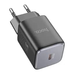 Сетевые зарядные устройства Hoco N43 Vista single port PD30W charger(EU) Черный
