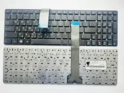 Клавіатура для ноутбуків Asus A55, K55, K75, X751 чорна без рамки RU/US