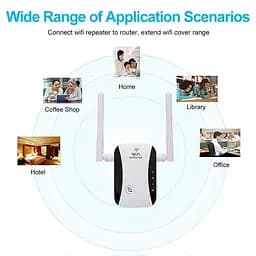 Підсилювач WiFi сигналу ретранслятор Wi-Fi Pix-Link LV-WR29 2.4 GHz репітер точка доступу White (18659) - мініатюра 6