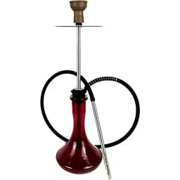Кальян Tiaga Hookah Classic Silver Craft Crash Red