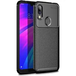 Чохол-накладка Toto TPU Carbon Fiber 1.5 mm Case Xiaomi Redmi 7 Black - мініатюра 2