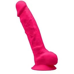 Фаллоимитатор Silexd Premium Silicone Dildo Model 1 Size 9 23 см розовый