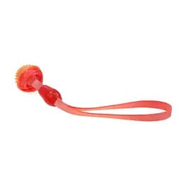 Игрушка для собак Misoko&Co Мяч с пищалкой и ремнем orange 35х6 cm