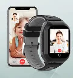 Смарт годинник для дітей F8 з GPS відстеженням, 4G сім картою, прослушкою, кнопкою SOS, відеодзвінками, голосовим чатом та акумулятором 1000 мАг До 7 днів роботи Синій - мініатюра 7