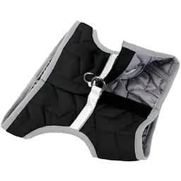 Шлея для собак м'яка AiryVest One, ХS1, 24-27х18-20 см, чорний (29371) - мініатюра 2