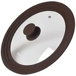 Багато розмірна кришка Fissman Triplex темно-коричневий 24/26/28 см (9964)