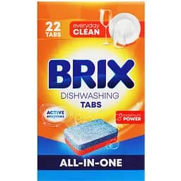 Таблетки для посудомийних машин Brix All in One 22 шт.