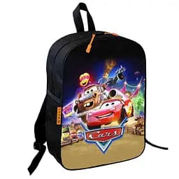 Рюкзак школьный детский 36х27см Машинка Тачки Молния Маквин для мальчика (00845)