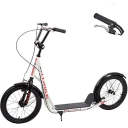 Самокат iTrike городской подростковый 35х12х85 см Белый 000222945