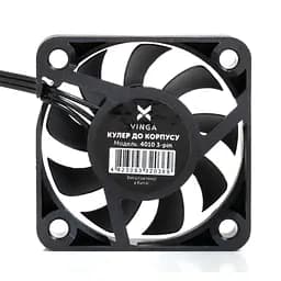 Кулер до корпусу Vinga 4010 3-pin ОЕМ - мініатюра 3