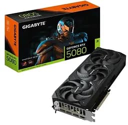 Видеокарта GF RTX 5080 16GB GDDR7 Windforce OC Gigabyte (GV-N5080WF3OC-16GD)