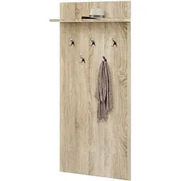 Вішалка на стіну Еверест Соната 600, 60х130 см Дуб сонома (EVR-2120)