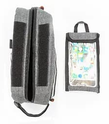 Велосумка на раму B-Soul BAO-015 21х9,5х8,5 см для смартфона 6,3" сірий (G0000452) - мініатюра 3