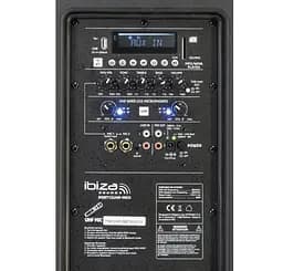 Портативна активна акустична система IBIZA PORT12 UHF MKII TWS RMS 350W - мініатюра 7