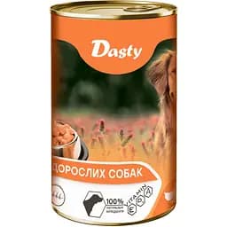 Уценка. Влажный корм для собак Dasty с курицей 1240 г