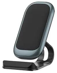 Беспроводное зарядное устройство ColorWay, синий, 10 Вт, с подставкой для телефона, Qi, автоотключение для защиты аккумулятора