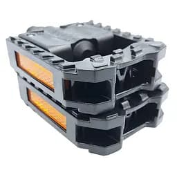 Педали велосипедные складные Пластиковые CQ JHX-630 на стальных подшипниках Черный (G0001947)