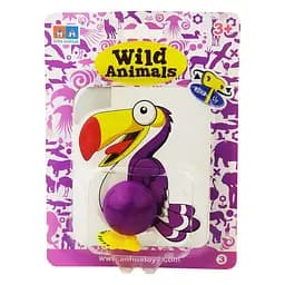 Іграшка заводна "Птах" Bambi 2031A 15 см Фіолетовий