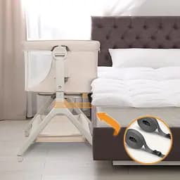 Ліжечко приставне Lionelo Leonie Plus Beige Sand (LO-LEONIE PLUS BEIGE SAND) - мініатюра 13