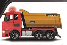 Спецтехника Самосвал 1393 Play Smart, конструктор 88 деталей (6978087360086) Красный