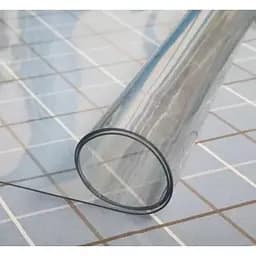 М'яке скло Прозора силіконова скатертину на стіл Soft Glass Захист для меблів 2.5х1.5 м (товщина 0.5 мм) - мініатюра 3