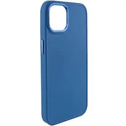Чехол Epik TPU Bonbon Metal Style для Apple iPhone 12 Pro/12, 6.1 Синий/Denim Blue