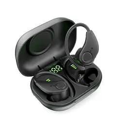 Бездротові Bluetooth навушники Bluedio S6 V2 із зарядним чохлом чорні - мініатюра 4