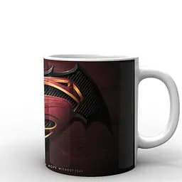 Кухоль GeekLand Бетмен Batman Бетмен символ Бетмена та супермена BM.02.036.714 330 мл білий