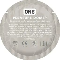 Презерватив One Pleasure Dome с увеличенной головкой — для естественных ощущений и максимального комфорта, 1 шт One One Pleastre Dome 101883