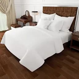 Постельное белье MERISET Белое Бязь страйп Полуторный на резинке 550960-5