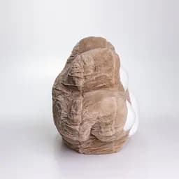М'яка іграшка-подушка з пледом і муфтою Лапка 40×40×25 (см)  3 в 1 Коричневий Colorful Home 520-18BR - мініатюра 5
