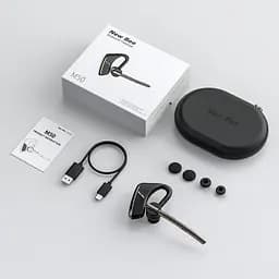 Бездротова Bluetooth гарнітура New Bee M50 з шумозаглушенням і захисним кейсом - мініатюра 10