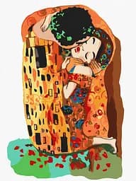 Набір для розпису по номерах Поцілунок, 30x40 см, КНО4866